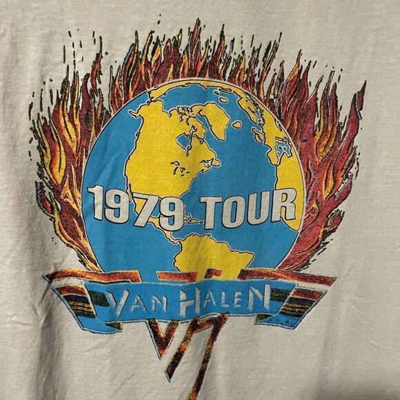 Van Halen 1979 world tour t-shirt - Picture 2 of 5